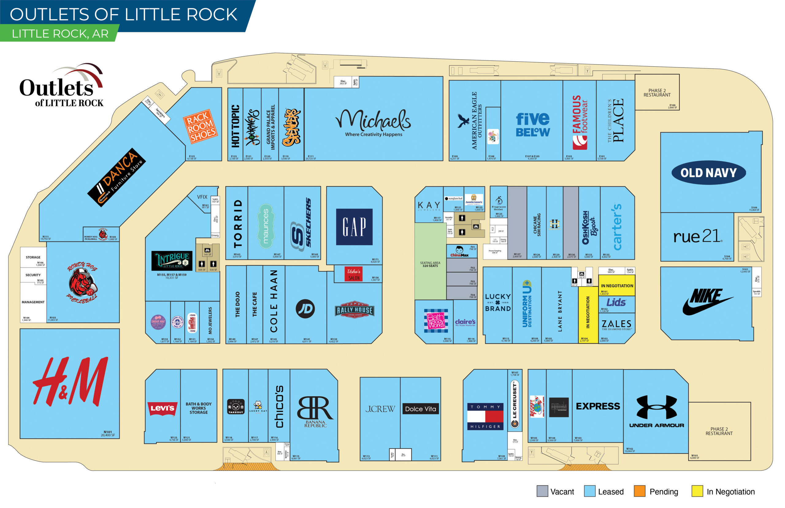 Burnsville Mall Map