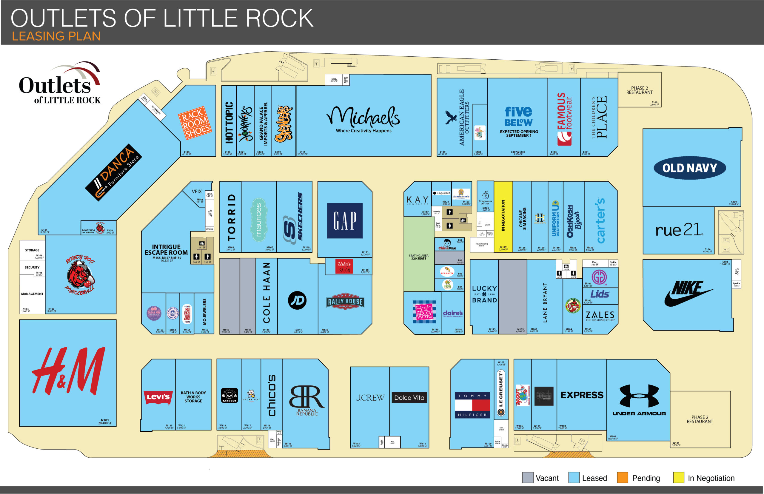 Burnsville Mall Map