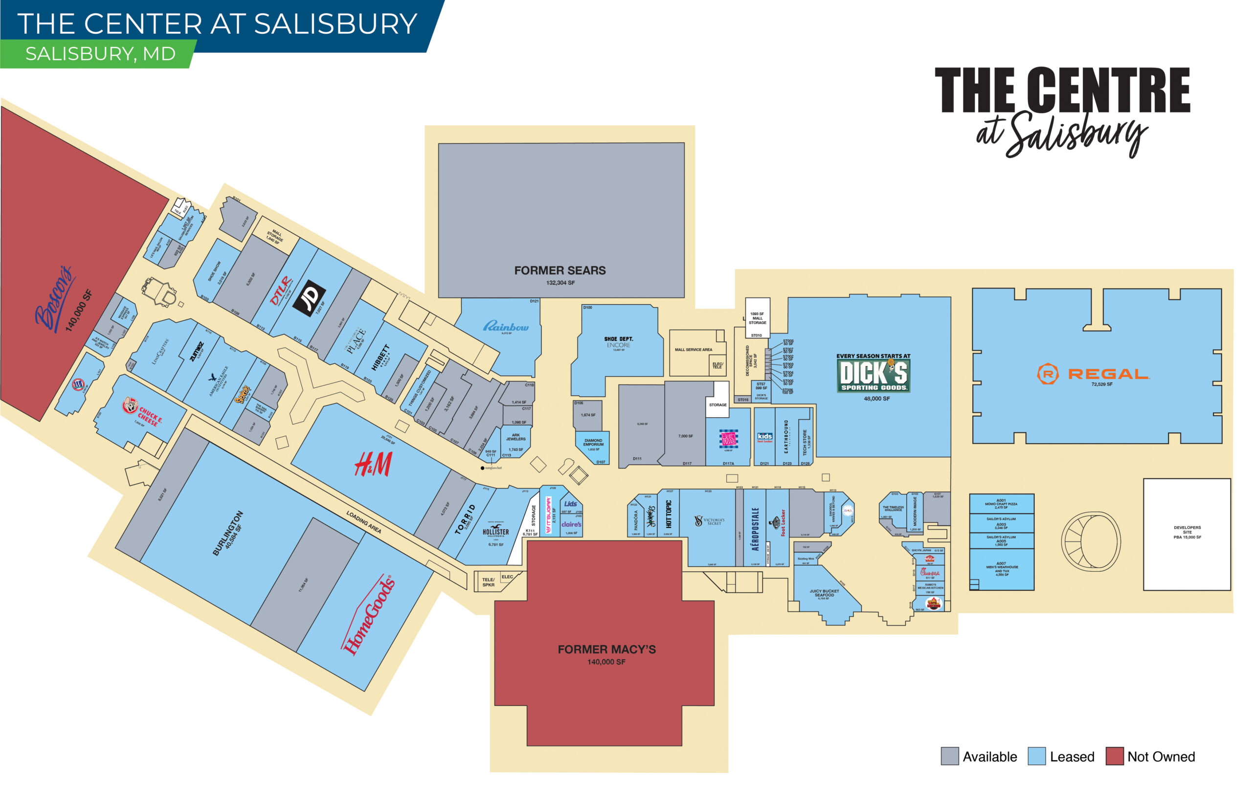 Burnsville Mall Map