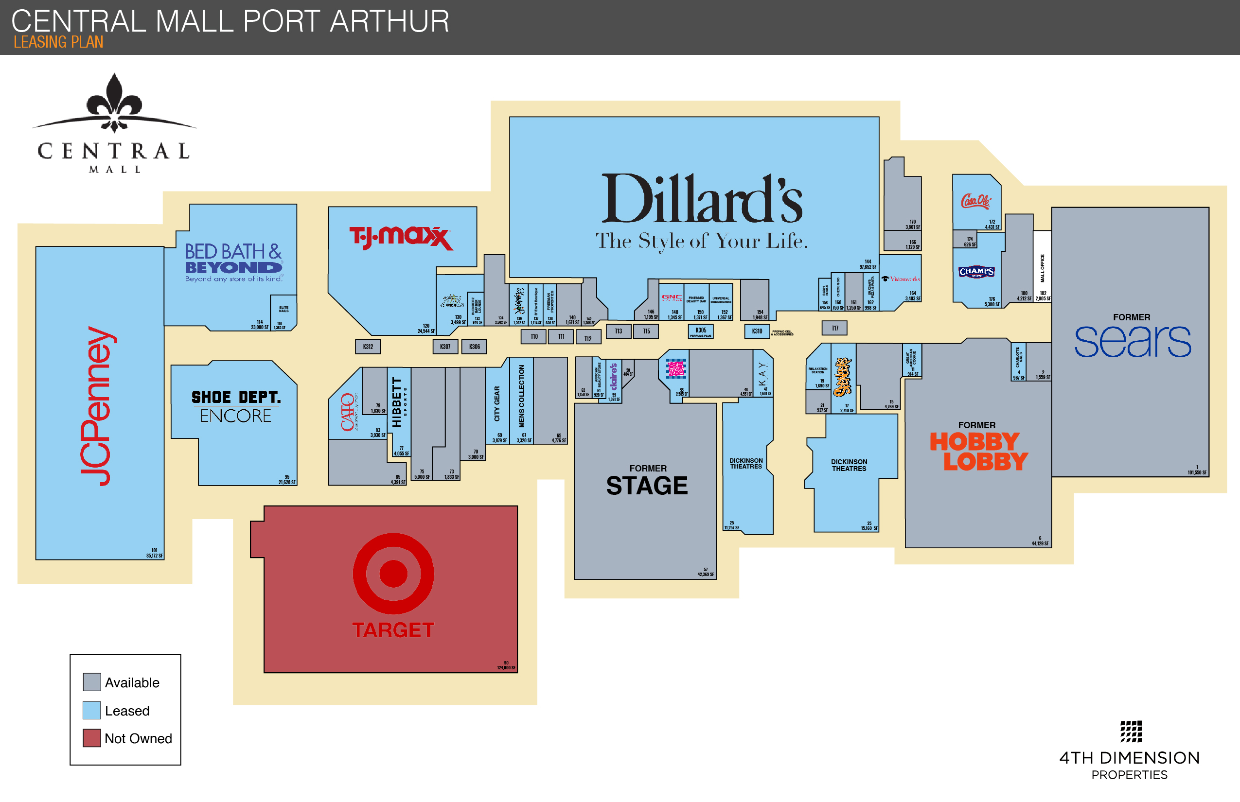 Burnsville Mall Map